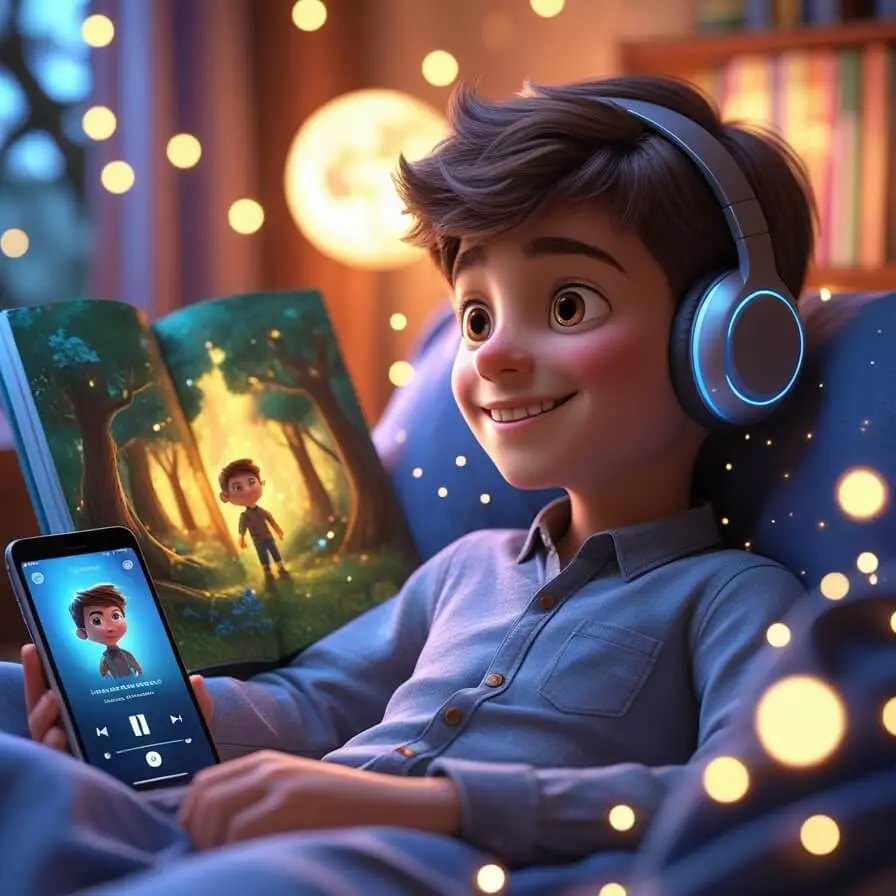 قصة مخصصة متحركة بالصوت والصورة